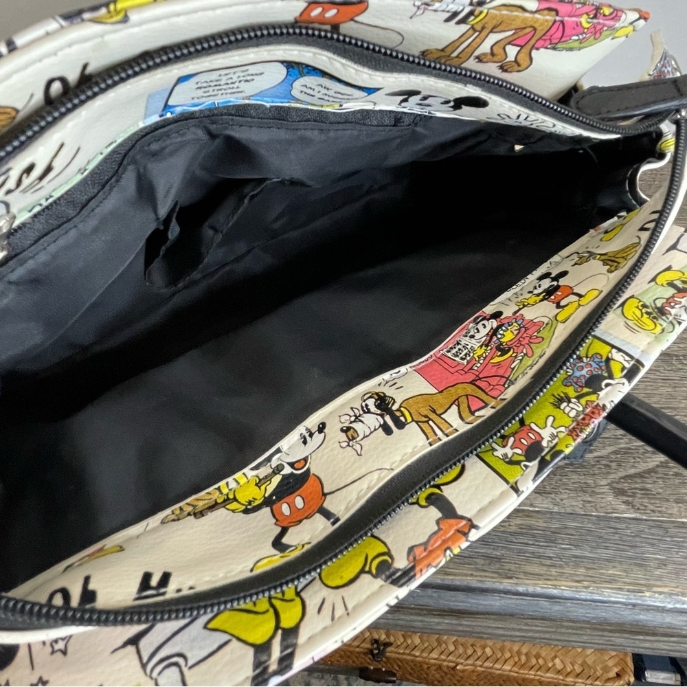 Disney Mickey Mouse Comic Print Handbag Shoulder bag. Used. Rare. - Picture 13 of 14
